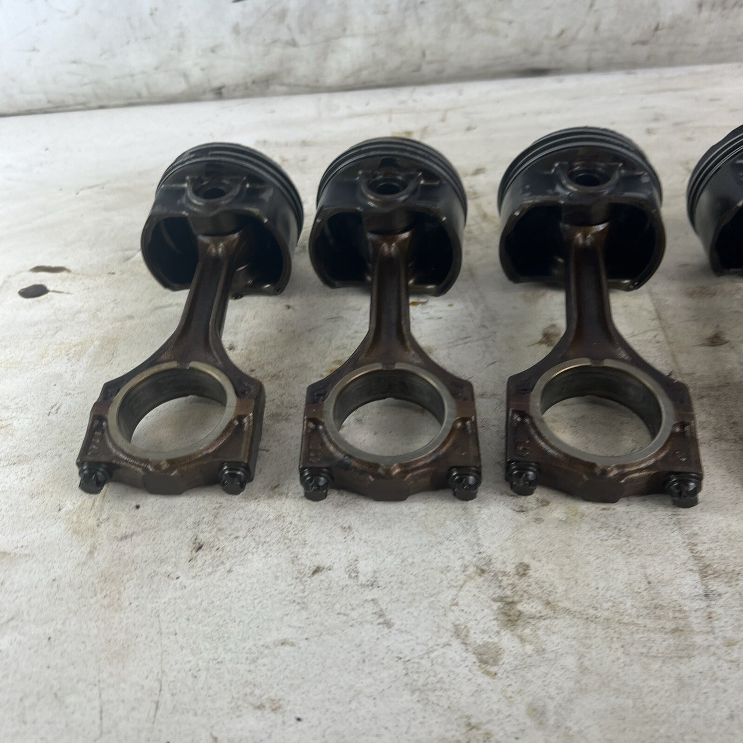BMW E36 M52B28 Set of 6 Engine Pistons & Connecting Rods 2.8L #062