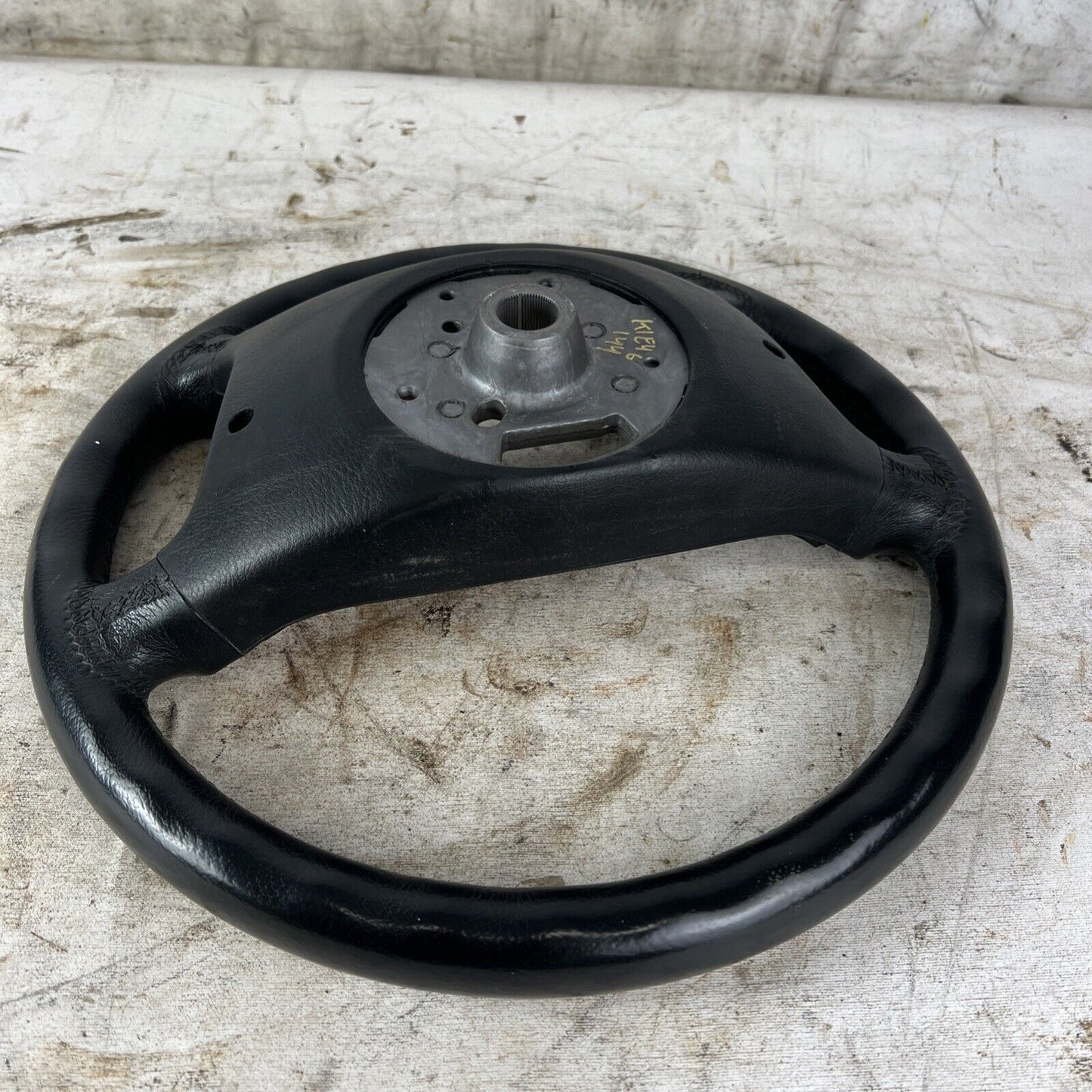 Driver Side Leather Steering Wheel 4 Spoke OEM BMW E46