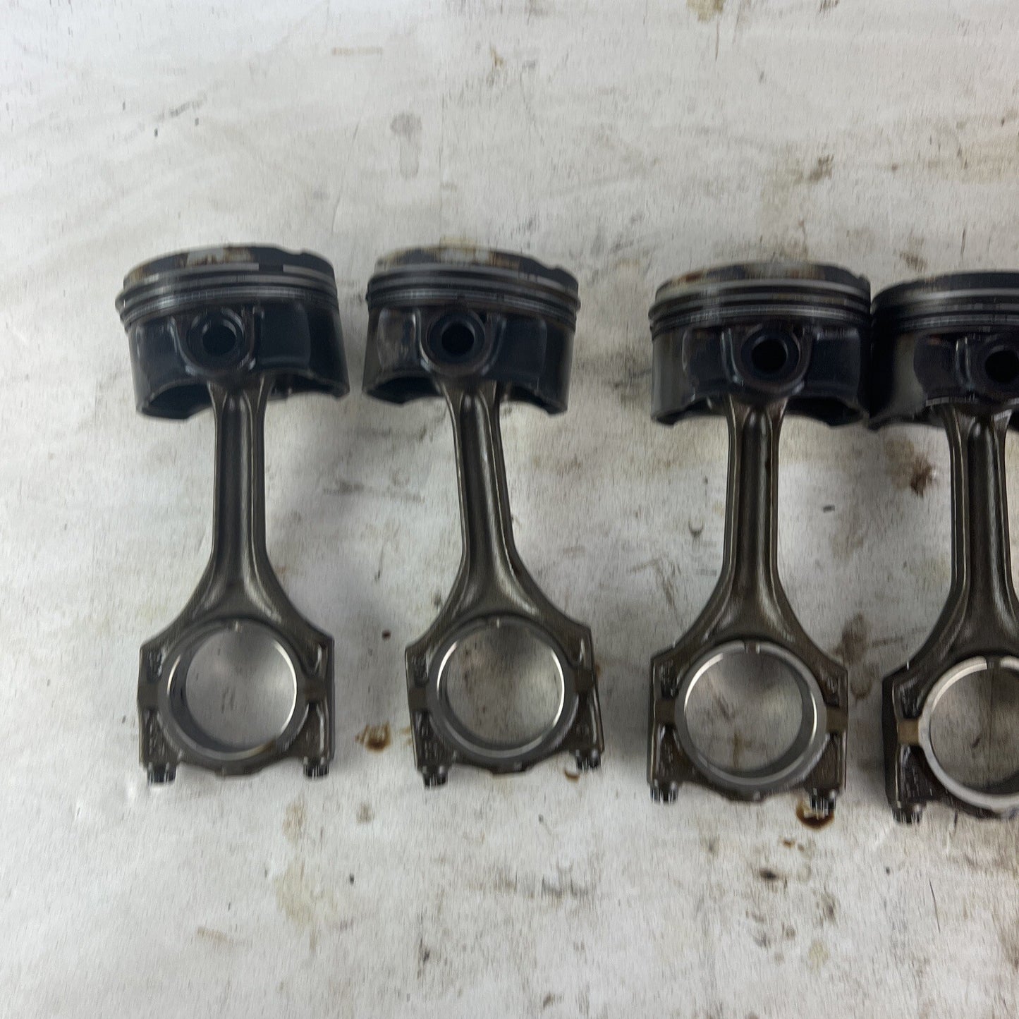 BMW E36 M52B28 Set of 6 Engine Pistons & Connecting Rods 2.8L #063