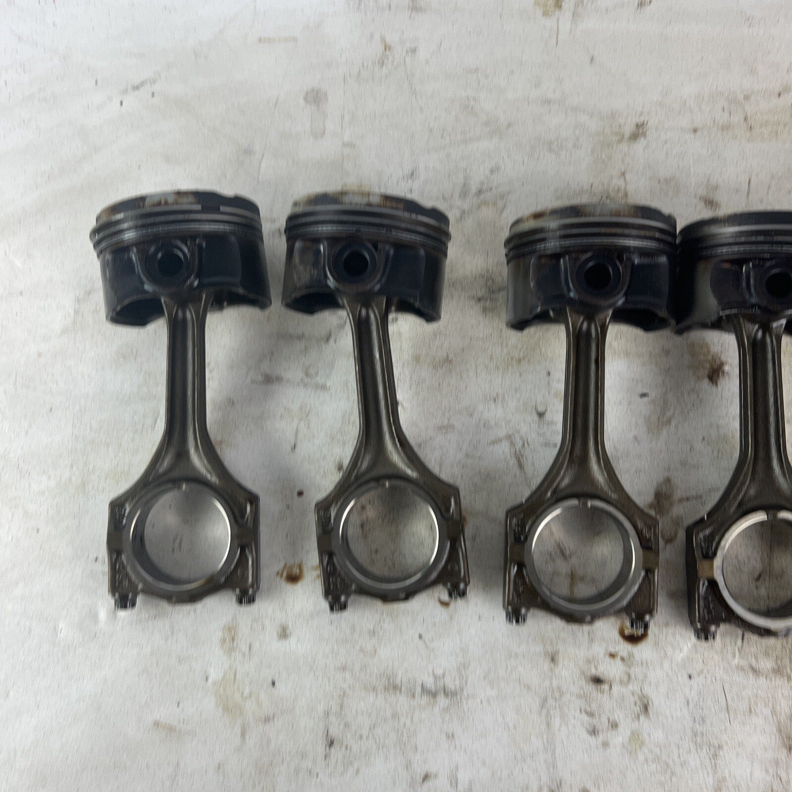 BMW E36 M52B28 Set of 6 Engine Pistons & Connecting Rods 2.8L #063