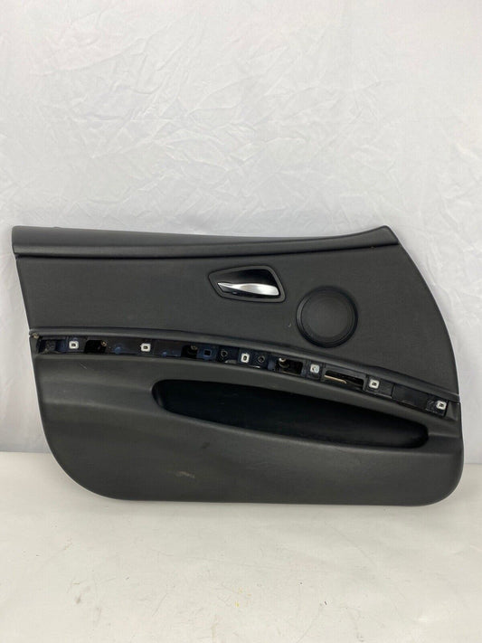 2007-2011 BMW E90 325i 328i 330i 335i Sedan Front Left Door Panel black OEM